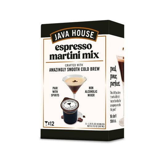 Java House Cold Brew Espresso Martini Mix, Ready to Use Liquid Coffee Concentrate