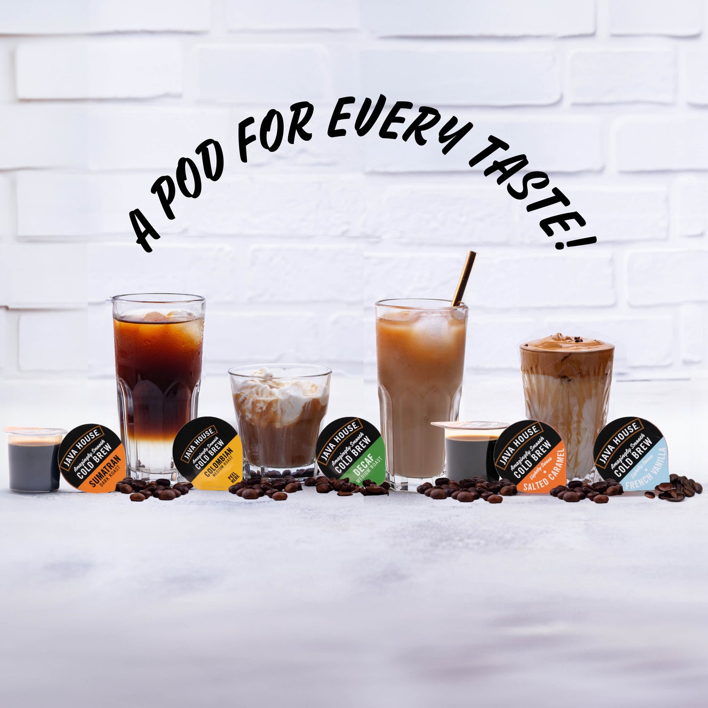 Java House Decaf Cold Brew Coffee Pods