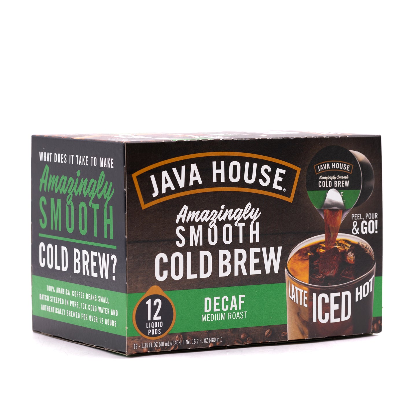 Java House Decaf Cold Brew Coffee Pods