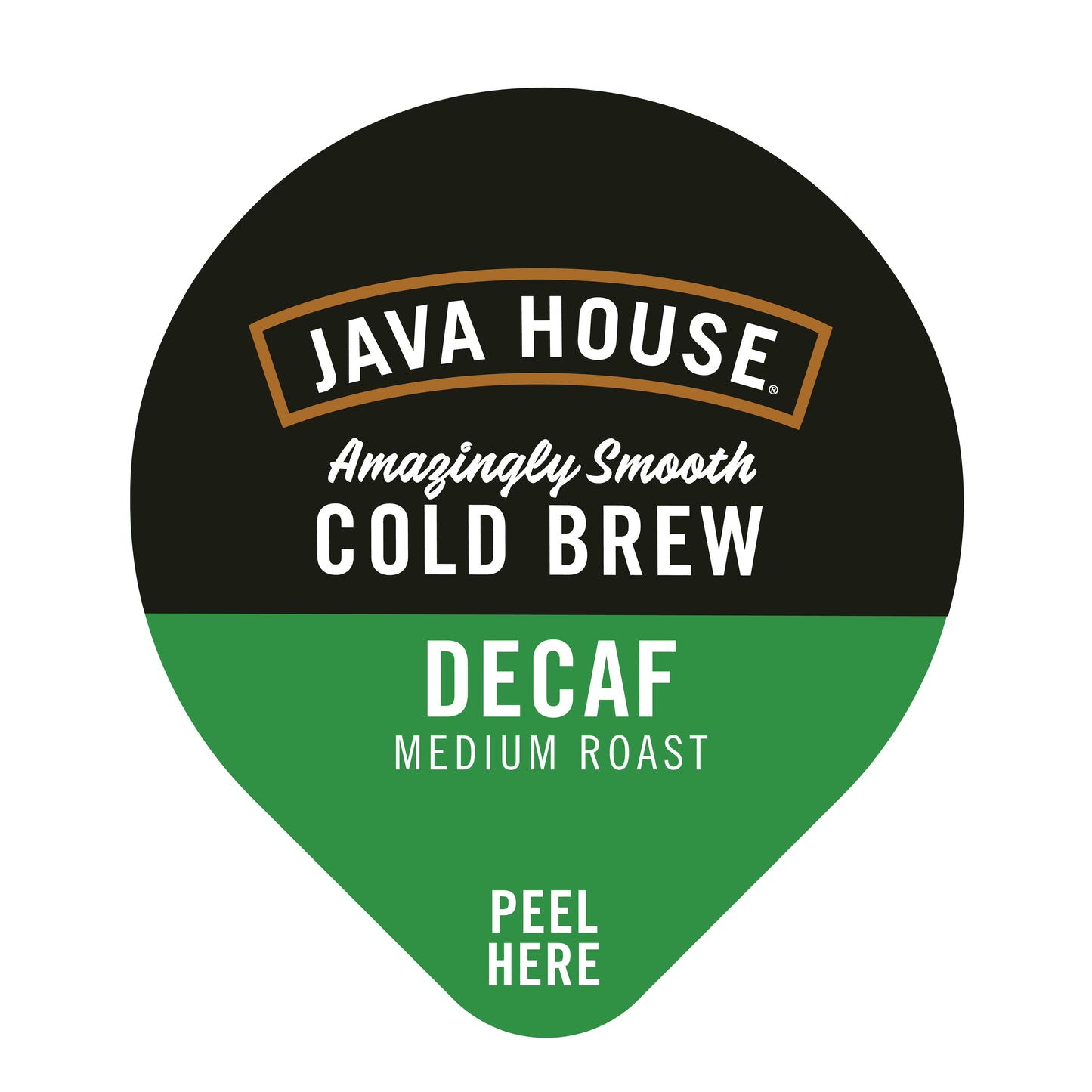 Java House Decaf Cold Brew Coffee Pods