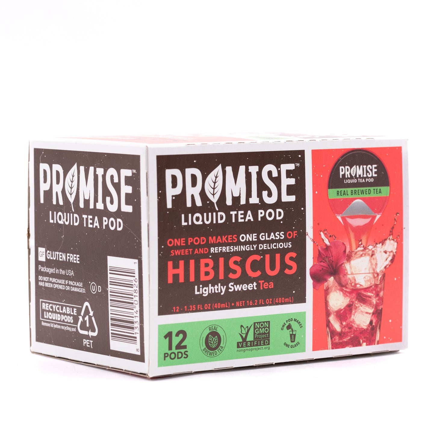 Promise Hibiscus Lightly Sweet Real Brewed Tea