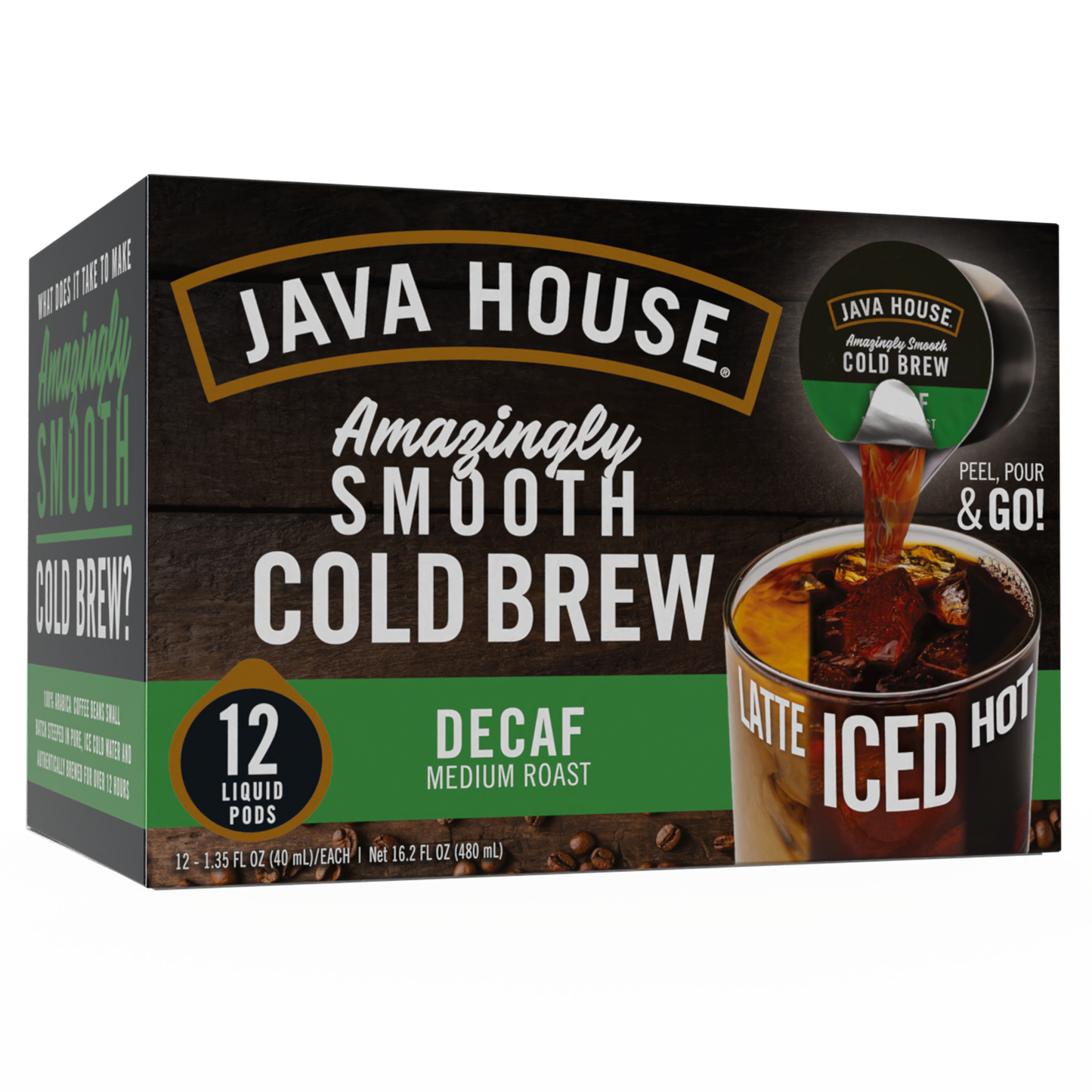 Java House Decaf Cold Brew Coffee Pods