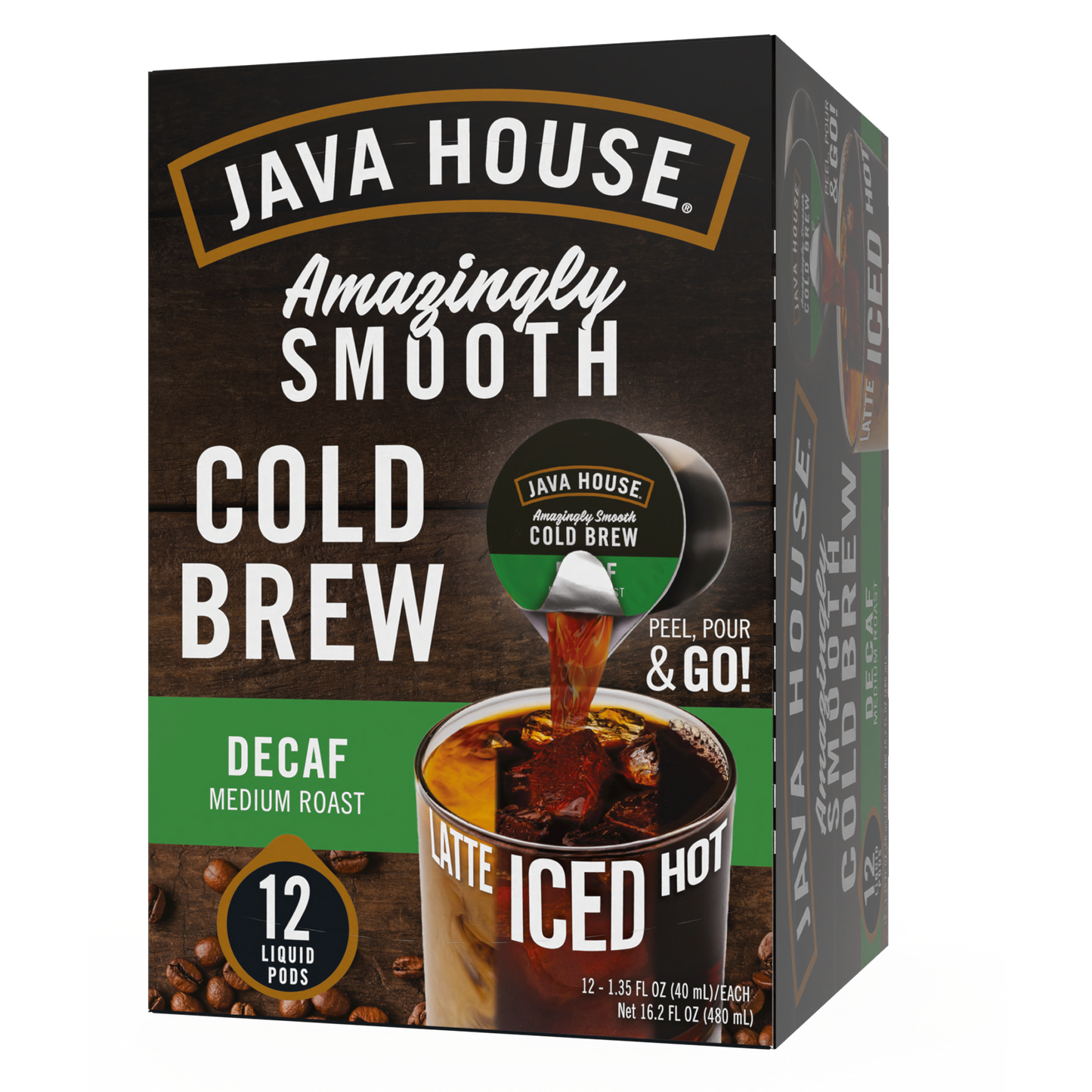 Java House Decaf Cold Brew Coffee Pods